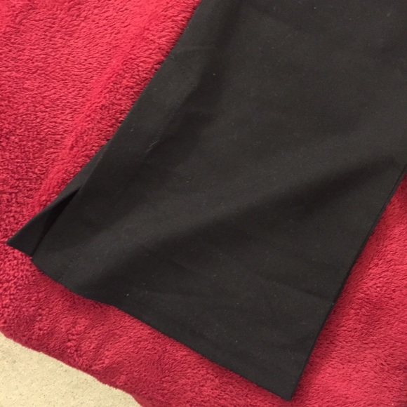 H&M black slacks with slits size 2 - Picture 2 of 7